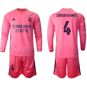 Camisolas de futebol Real Madrid Sergio Ramos 4 Criança Equipamento Alternativa 2020/21 Manga Comprida
